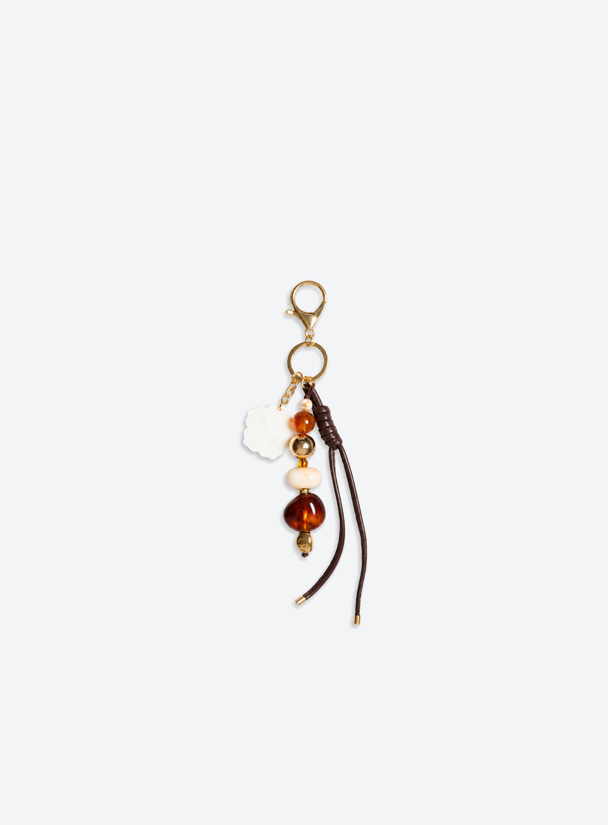 Coastal-style bag charm with its pictured clip or clasp and decorative accents.