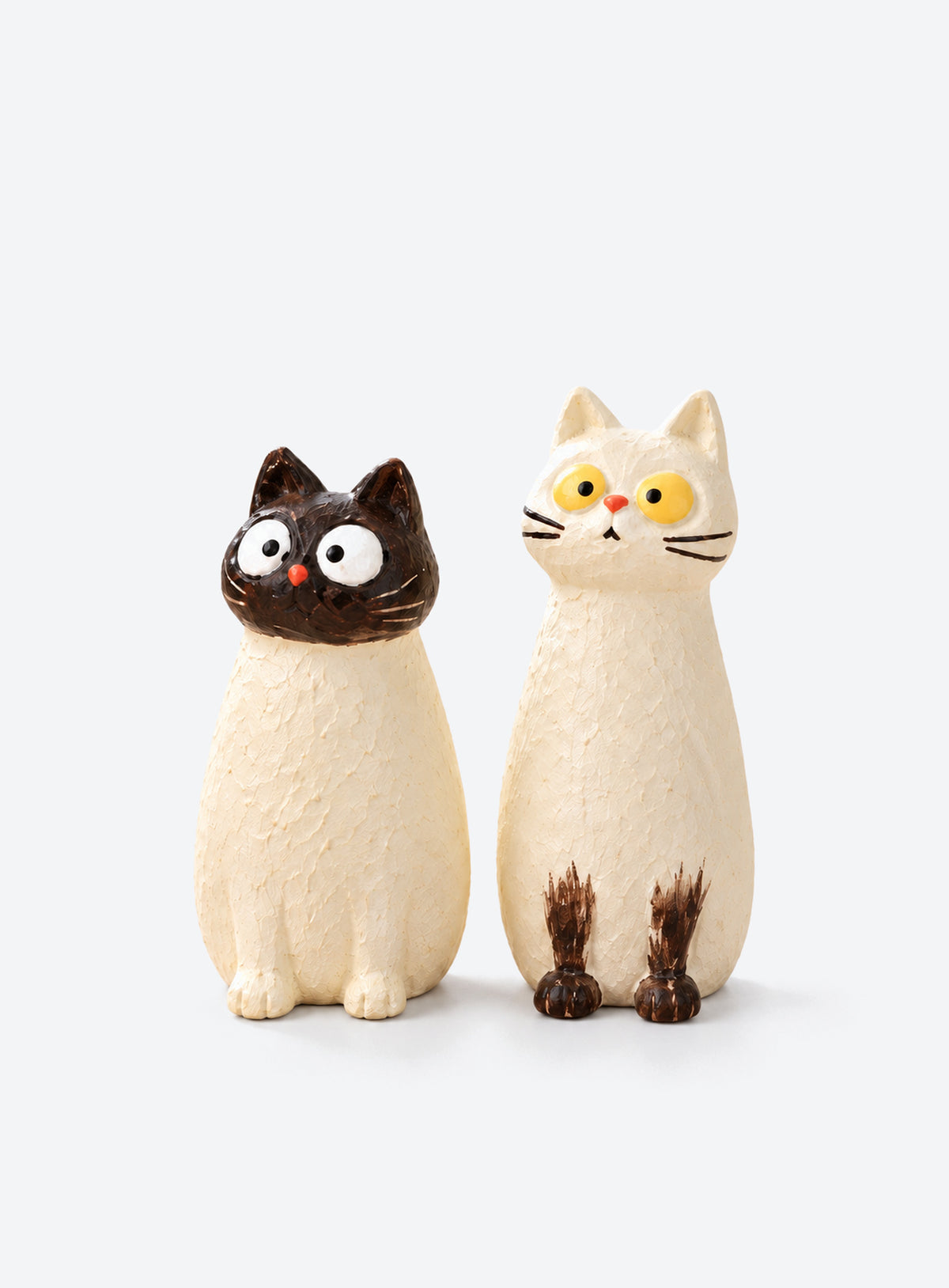 Crooked Cat Resin Figurines