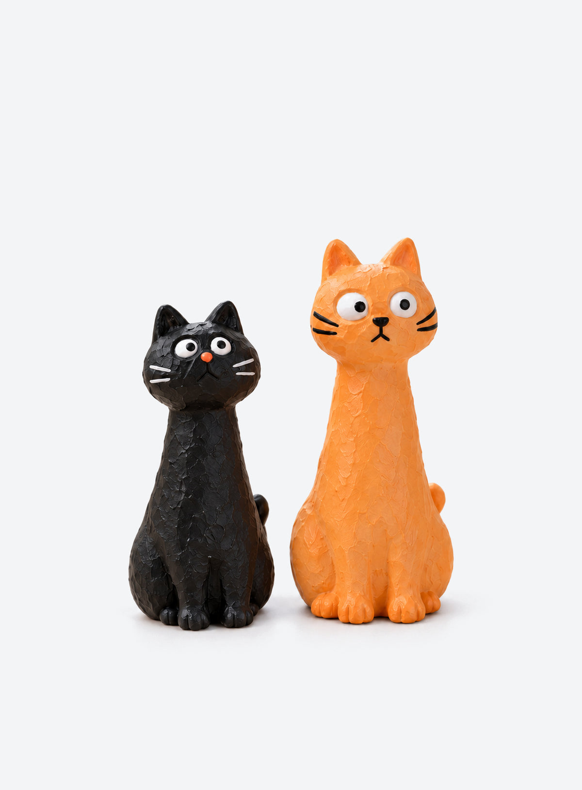 Crooked Cat Resin Figurines