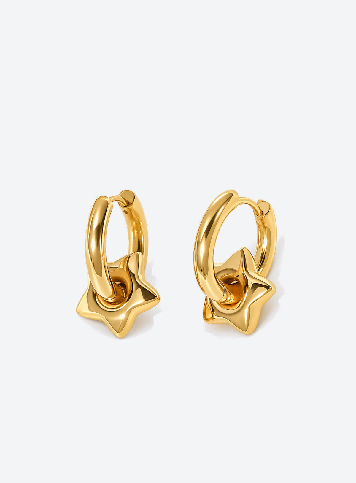 Gold Star Earrings