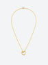 Gold Plated Heart Charm Necklace
