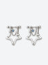 Star Outline Drop Earrings