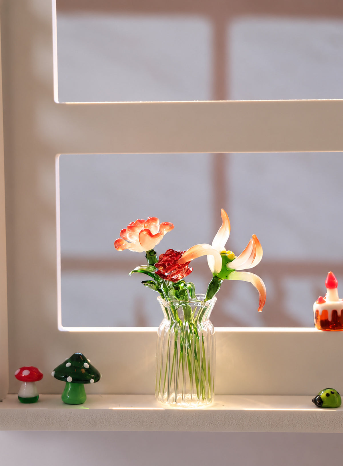 Glass Birth Month Flower