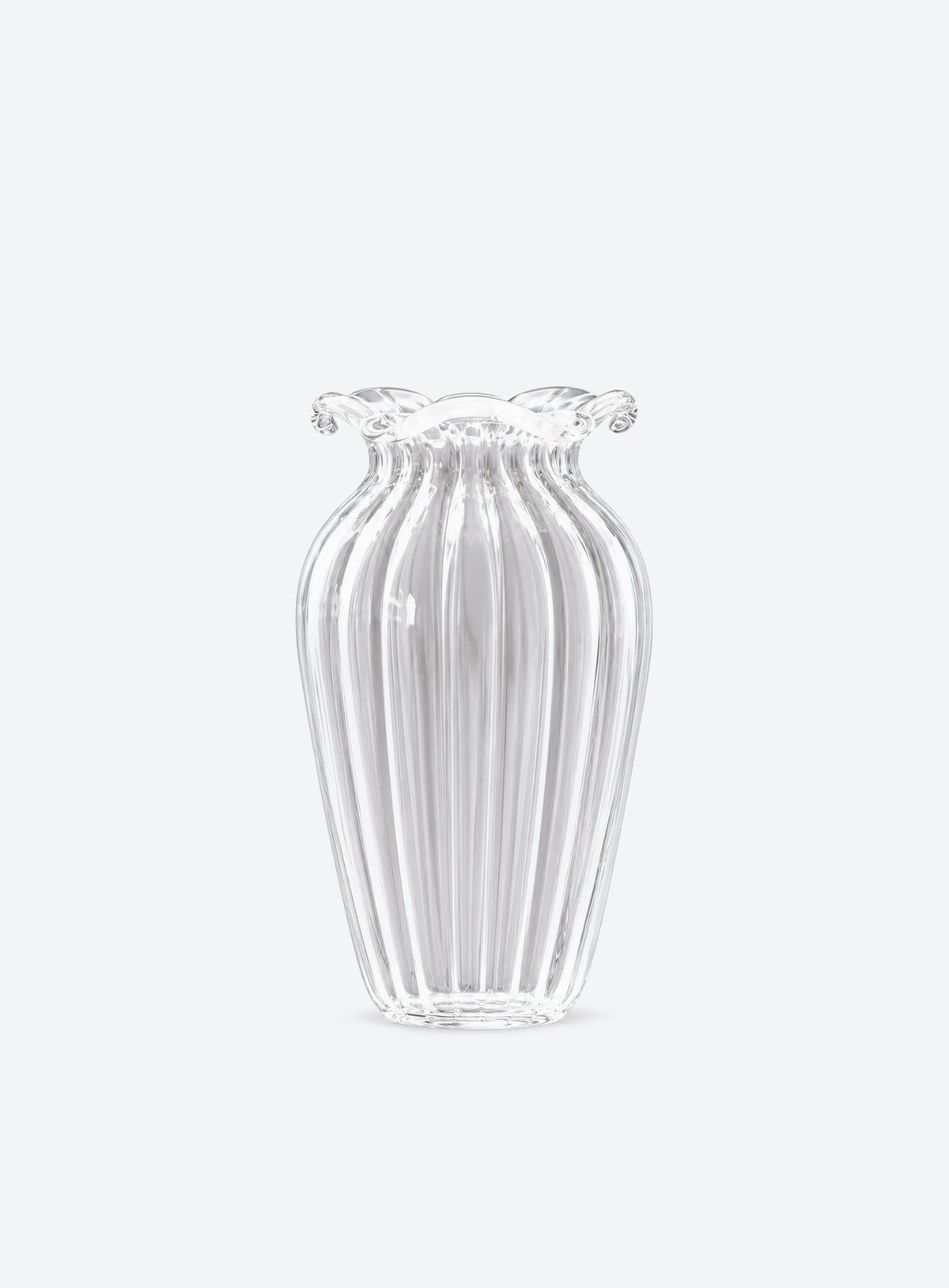 Glass Birth Month Flower Vase (B2)