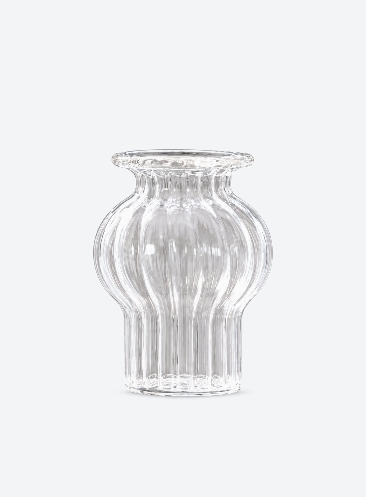 Glass Birth Month Flower Vase (B3)