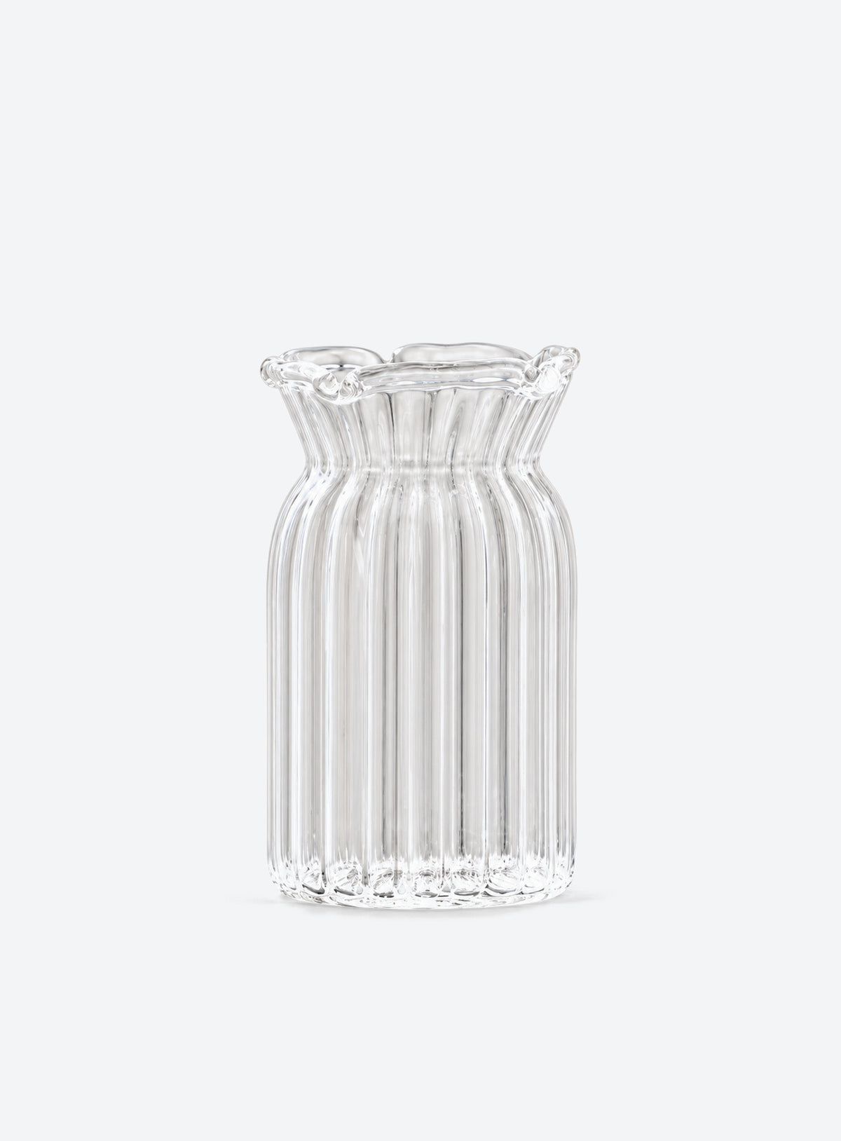 Glass Birth Month Flower Vase (B1)