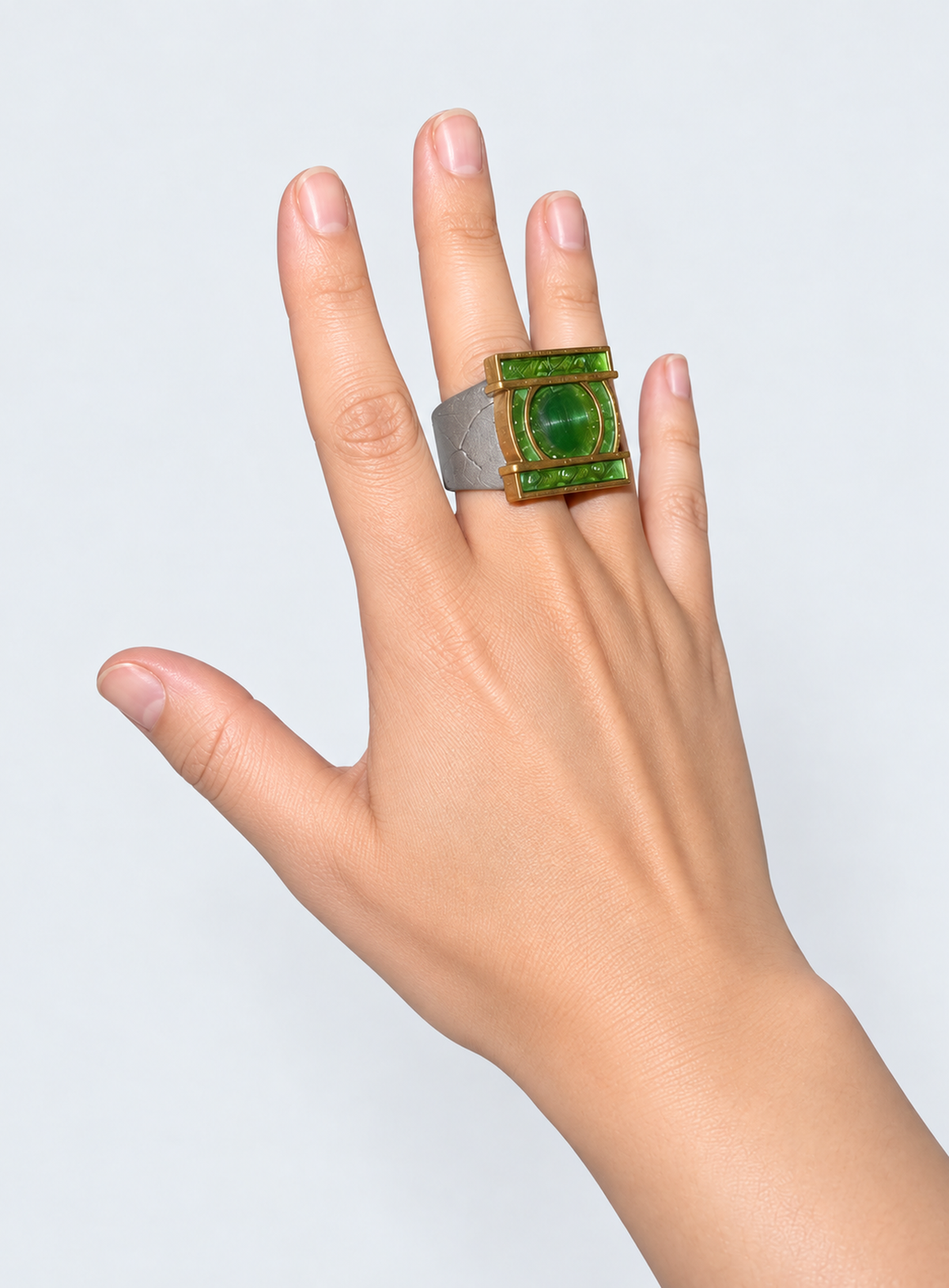 Green Emblem Cosplay Ring