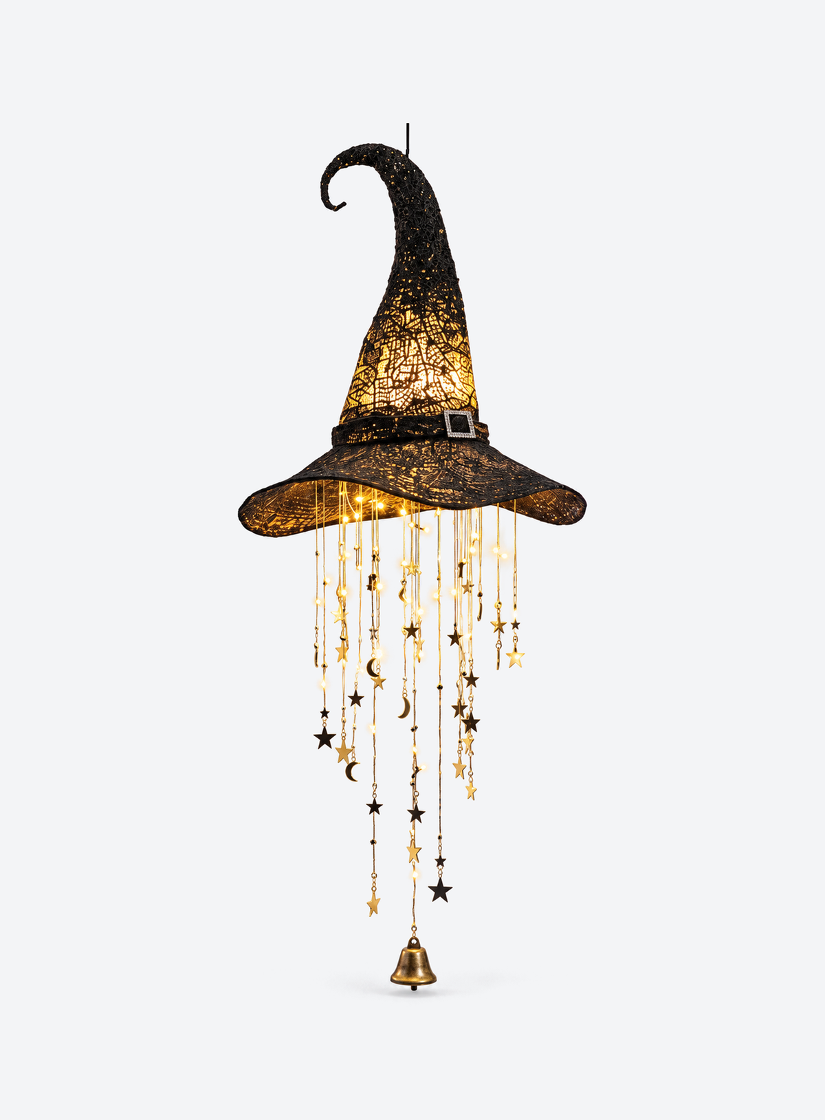 LED Witch Hat Wind Chime