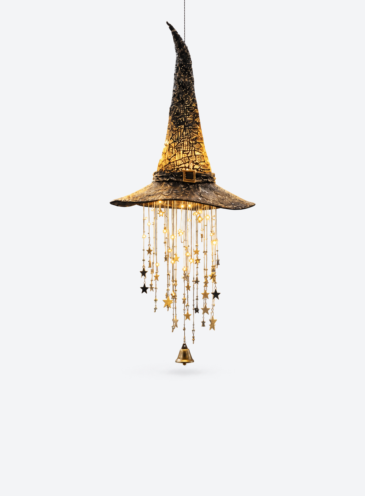 LED Witch Hat Wind Chime