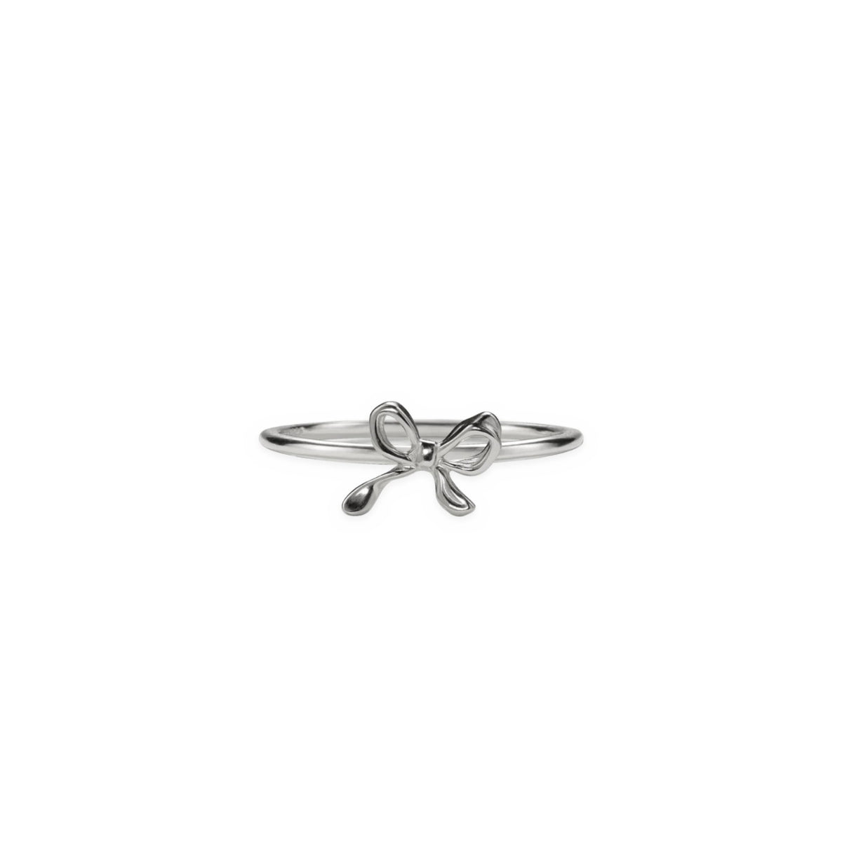 Dainty Bow Tie Band Ring