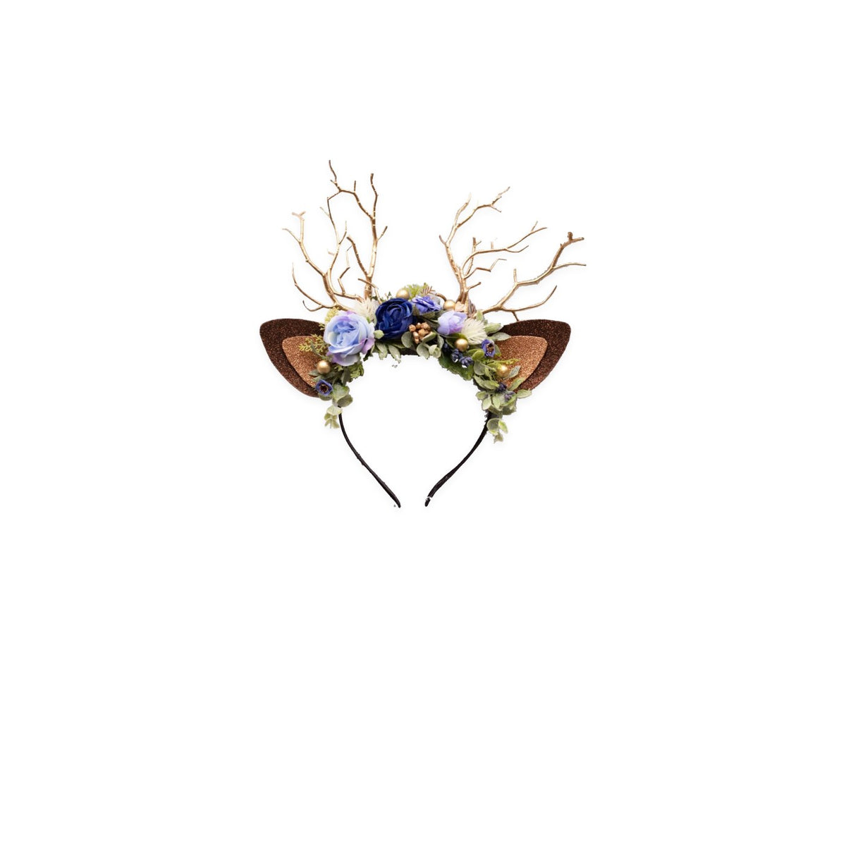 Aster Berry Christmas Reindeer Headband