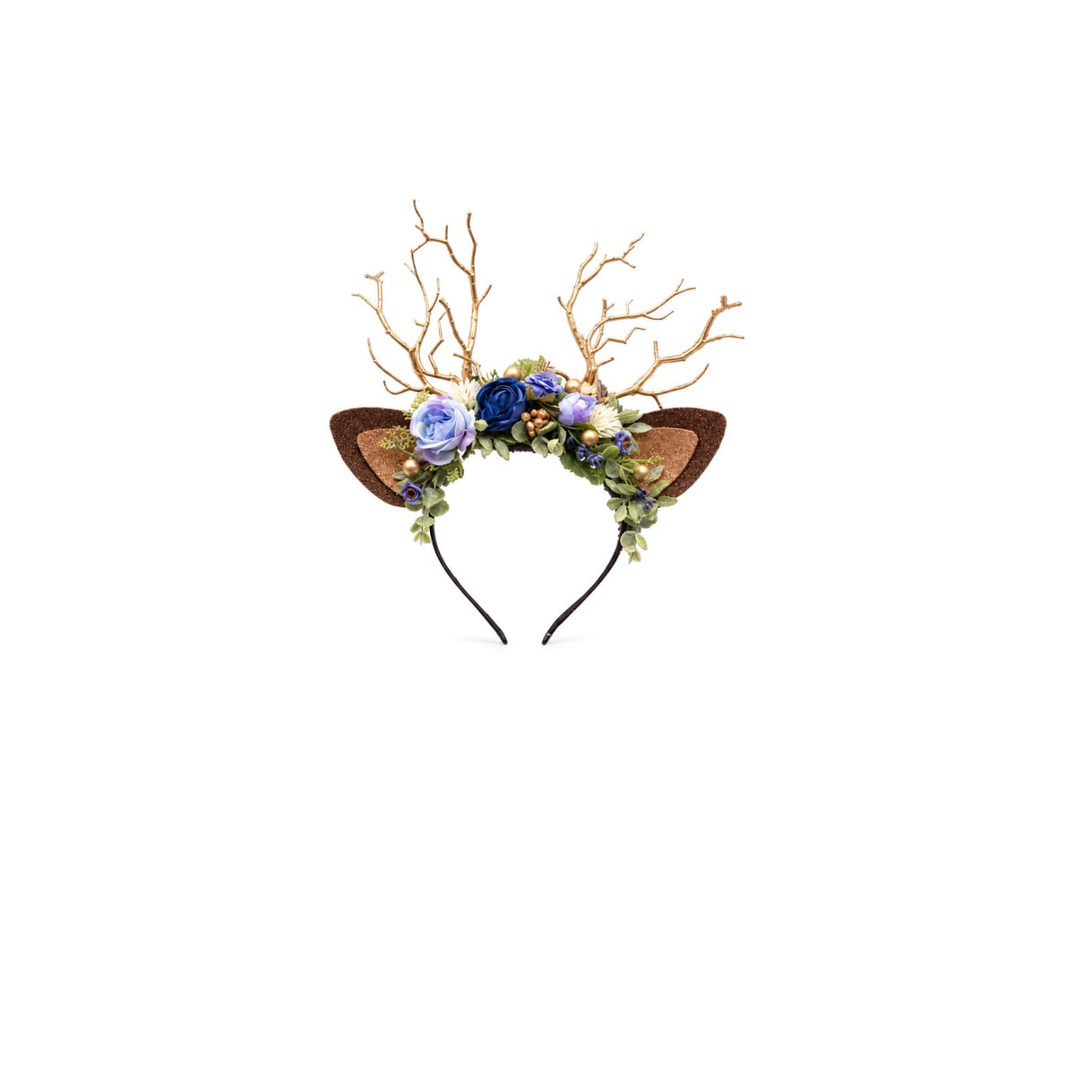 Aster Berry Christmas Reindeer Headband