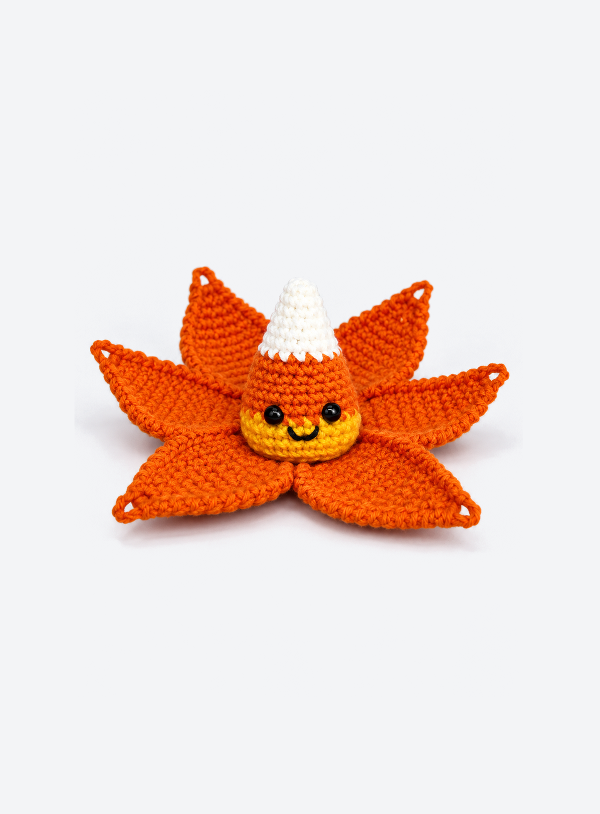 Crochet transforming pumpkin drawstring gift bag with character