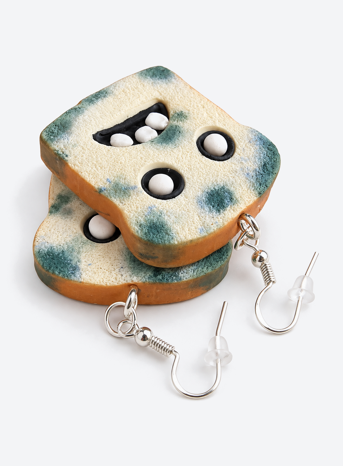 Undead Bread Dangle Earrings