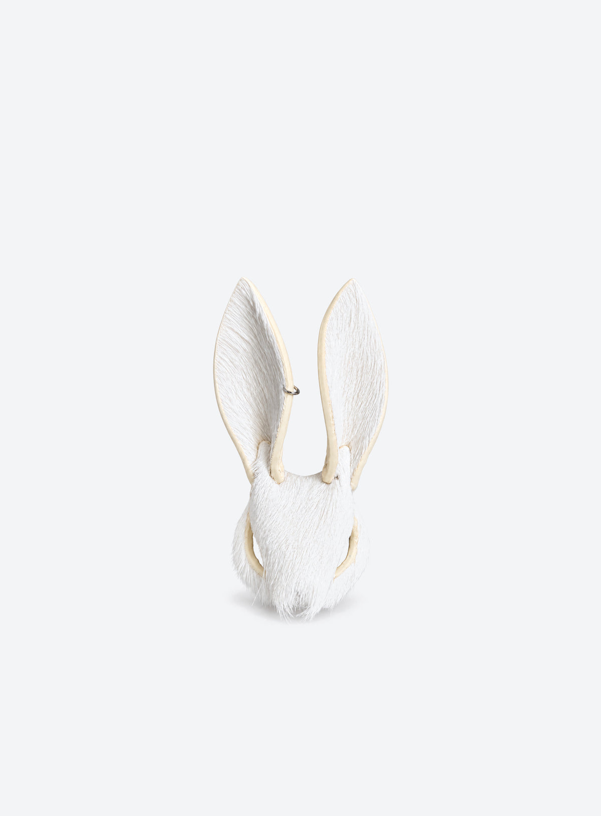 White bunny bag charm